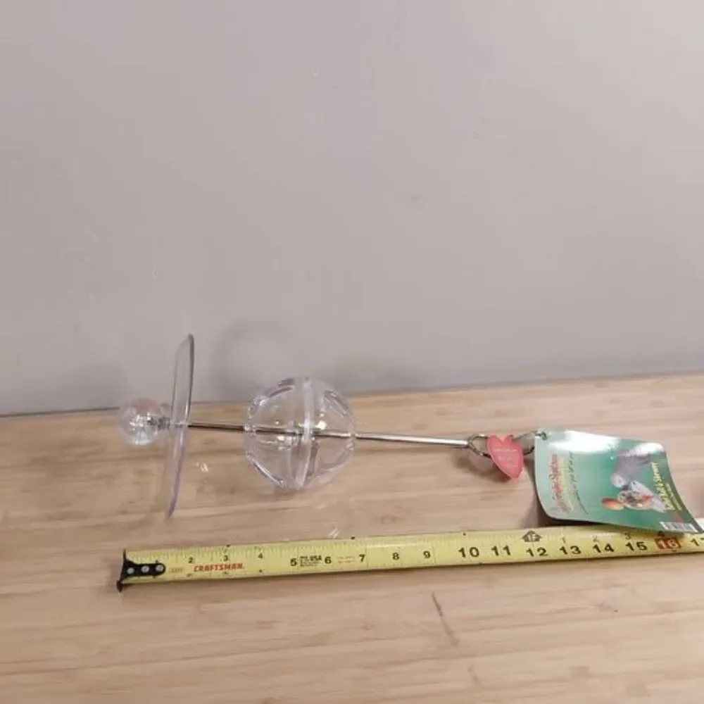 Featherland Paradise Hanging Buffet Ball Interactive Bird Toy Treat Dispenser